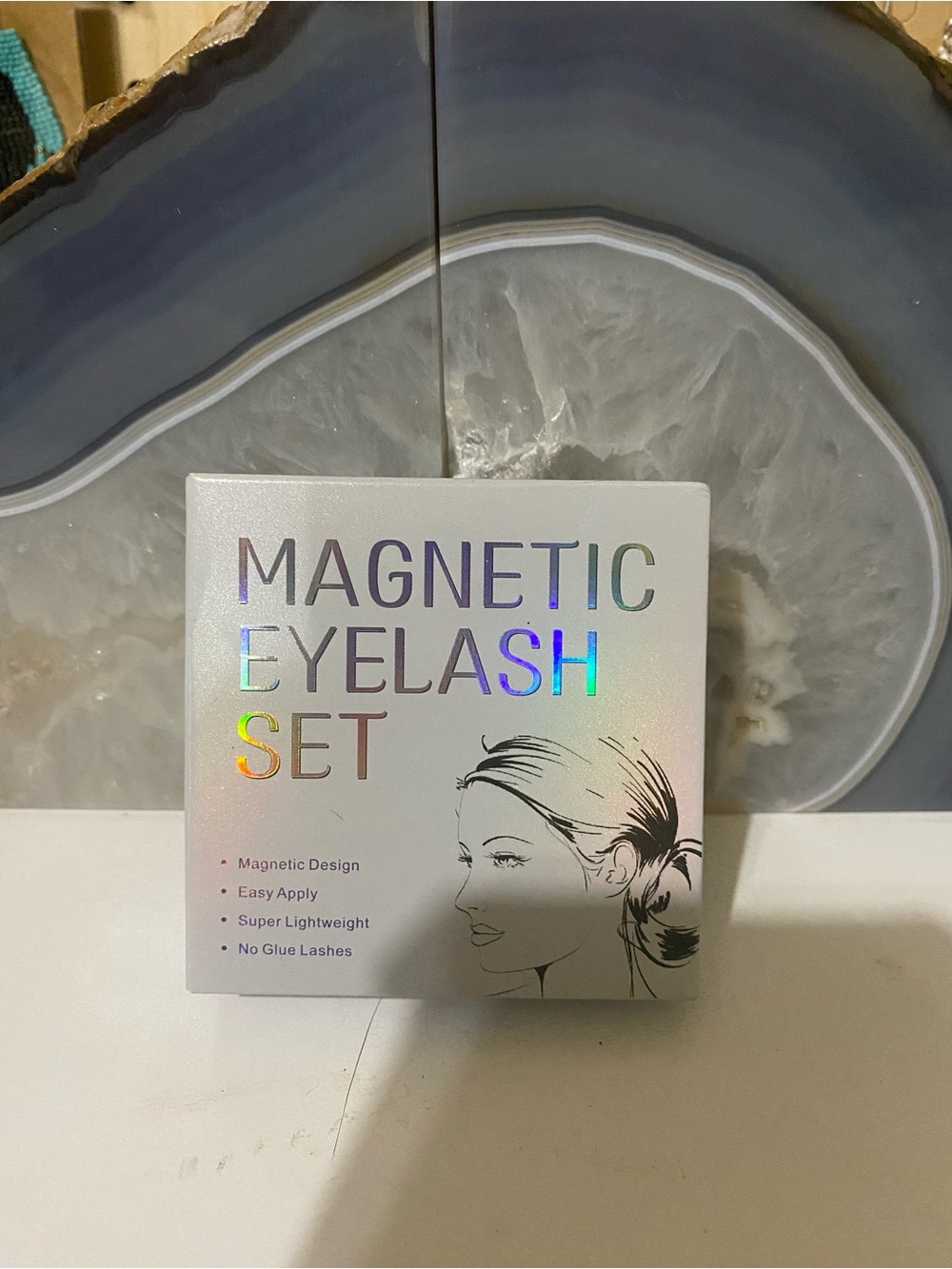 Source Unknown Magnetic Eyelash Set - Holographic Silver